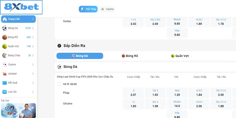 8XBET là nhà cái trực tuyến uy tín có kho trò chơi khủng top 1 Việt Nam